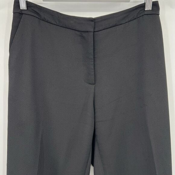 REISS Isla Slim Fit Tailored Trousers Dress Pants Mid Rise Black Women’s Size 8 - Picture 2 of 10